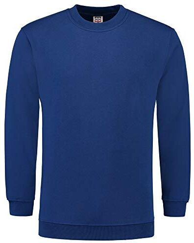 Tricorp Felpa casual, 60% cotone pettinato, 40% poliestere, 280 g/m², blu reale, taglia L