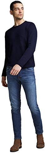 Jack & Jones Jeans Slim Elasticizzato (29W / 30L, Blu)