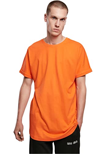Urban Classics Maglietta Uomo A Maniche Corte, T-Shirt Uomo, Arancione (Mandarin), XL