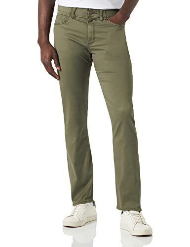 Lee Slim Fit MVP Extreme Motion Jeans, Verde (Olive Muted), 38W / 30L Uomo