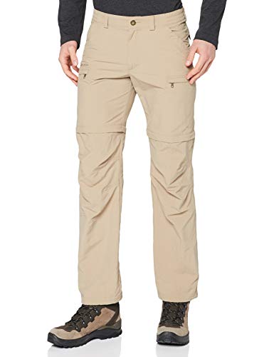 VAUDE Herren Hose Farley ZO 03869 Pantaloni da Uomo, Colore Beige (Muddy), 48/S