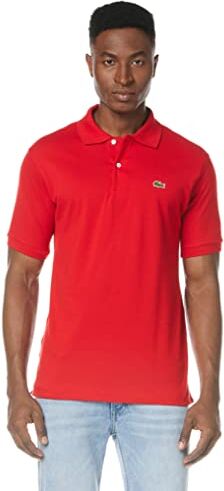 Lacoste , Polo Uomo, Rosso (Rouge), XS