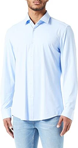 HUGO Kenno, Camicia Uomo, Light/Pastel Blue195, 41