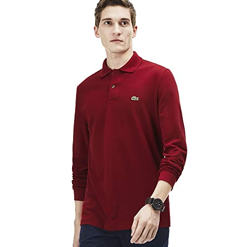 Lacoste L1312, Polo, Uomo, Rosso (Bordeaux), 6XL