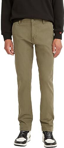 Levis Xx Chino Standard Ii, Pantaloni Uomo, Bunker Olive Shady Gd B, 34W / 30L