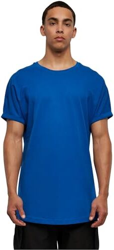 Urban Classics Maglietta Uomo A Maniche Corte, T-Shirt Uomo, Blu (Sporty Blue), XXL