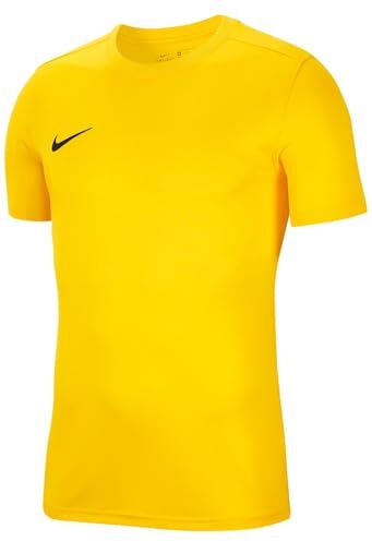 Nike M Nk Dry Park VII JSY SS, Maglietta a Maniche Corte Uomo, Giallo (Tour Yellow/Black), M