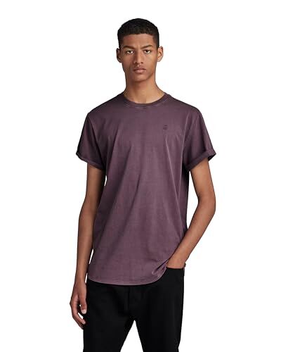 G-STAR RAW Overdyed Lash T-Shirt, T-shirt Uomo, Viola (lt maze gd ), XXL