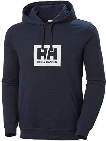 Helly Hansen Uomo Felpa Con Cappuccio Box HH, XS, Marina Militare