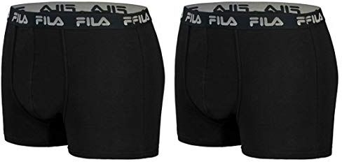 Fila , Boxer Uomo, Black, XXL