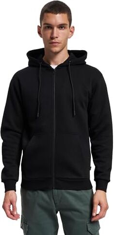 Jack & Jones JJEBRADLEY Sweat Zip Hood Noos Giacca in Felpa, Black, XL Uomo