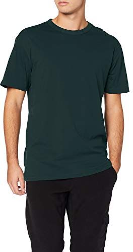 Urban Classics Organic Basic Tee, T-shirt Uomo, Verde Bottiglia, L