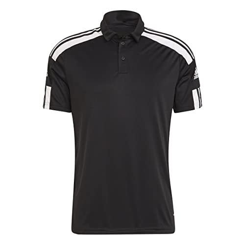Adidas Squadra 21 Short Sleeve Polo Shirt, Uomo, Black/White, XS