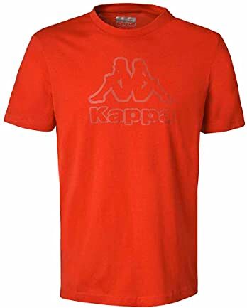 Kappa Cremy Tee, Maglietta Uomo, Rosso, XL