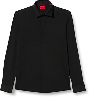 HUGO Kenno, Camicia Uomo, Black394, 38