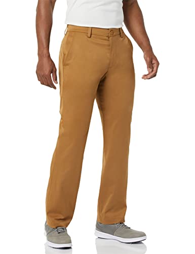 Amazon Essentials Pantaloni Elasticizzati con vestibilità Classica (Disponibile nelle Taglie Big & Tall) Uomo, Marrone Kaki Chiaro, 38W / 32L