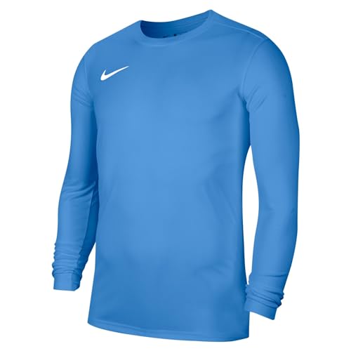 Nike Dry Park VII, Maglia a Maniche Lunghe Uomo, Blue/White, S
