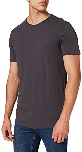 Jack & Jones JJEBASHER TEE O-NECK SS NOOS, T-Shirt Uomo, Grigio (Asphalt Fit:REG), XL