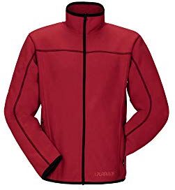 Planam Outdoor Inuit Giacca in pile, colore rosso, taglia XS