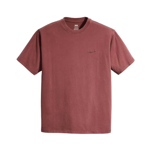 Levis Red Tab Vintage Tee, T-Shirt Uomo, Red Mahogany Garment Dye, L