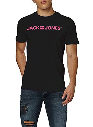Jack & Jones , 12183668 Maglietta da uomo con logo JJECORP, a girocollo, XS