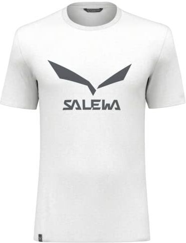 Salewa Solidlogo Dry M T-shirt Uomo, Bianco, 3XL