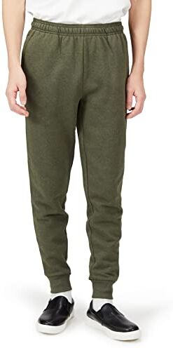 Amazon Essentials Pantaloni della Tuta in Pile Uomo, Verde Oliva, XL