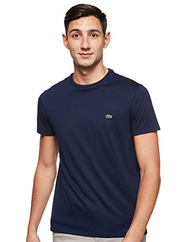 Lacoste Th6709, T-shirt Uomo, Marine, XXL
