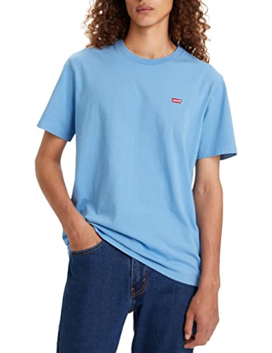 Levis Ss Original Housemark Tee, T-Shirt Uomo, Lichen Blue, XS