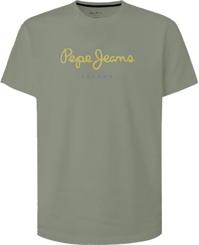 Pepe Jeans Eggo N, T-Shirt Uomo, Verde (Palm Green),M