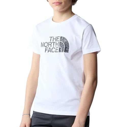 The North Face Easy T-Shirt TNF White/Asphalt Grey Bouldering Guide Print 152