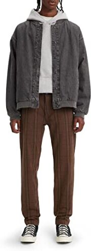 Levis Xx Chino Standard Ii, Pantaloni Uomo, Lenny Plaid Cocoa Brown S Twll, 29W / 32L