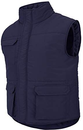 Velilla 205901 61 M Gilet imbottito multitasche, blu navy, taglia M