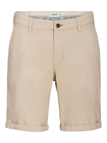 Jack & Jones Jpstfury AKM SN-Pantaloncini da Uomo Chino, Duna, M