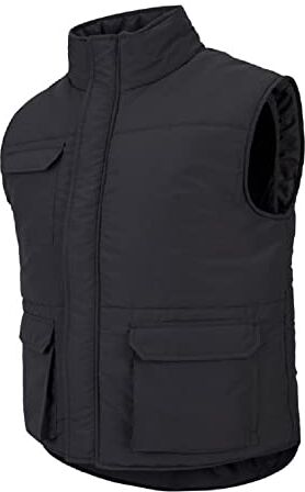 Velilla 205901 Gilet imbottito multitasche, colore nero, taglia S