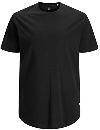 Jack & Jones JJENOA Tee SS Crew Neck PS Maglietta, Nero, XXXL Uomo