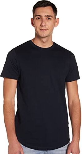 Jack & Jones JJENOA TEE SS CREW NECK NOOS, T-Shirt Uomo, Blu (Navy Blazer Fit:REG), S