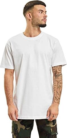 Urban Classics Basic Tee Uomo T-Shirt Bianco 5XL 100% Cotone Regular