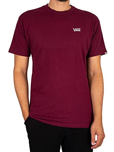 Vans Mini Script, T-shirt Uomo, Burgundy, XL
