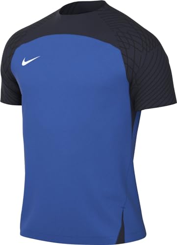 Nike M NK DF STRKE III JSY SS, T-Shirt Uomo, Royal Blue/Obsidian/Obsidian/White, L