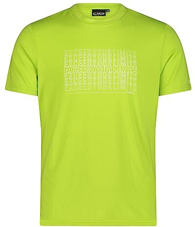 CMP T-Shirt Elasticizzata in Jersey da Uomo, Limegreen, 48