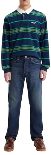 Levis 501 Original Fit, Jeans Uomo, Low Tides Blue, 30W / 32L