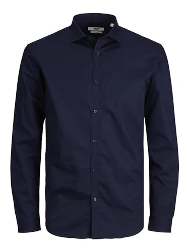 Jack & Jones S Jprblacardiff Shirt L/S Noos Maglia a Maniche Lunghe, Blazer Blu Marine, XL Uomo