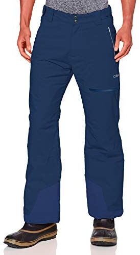 CMP Pantaloni da sci in twill da uomo, Blue Ink, 56