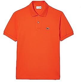 Lacoste -Men S S/S Best POLO-L1212-00, Arancione, 5XL