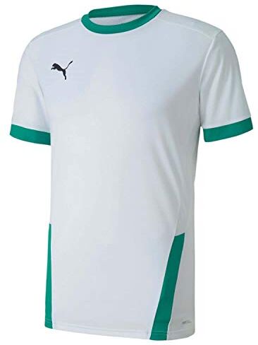 Puma Teamgoal 23 Jersey, Maglietta a Maniche Corte Uomo, Bianco ( White-Pepper Green), XL