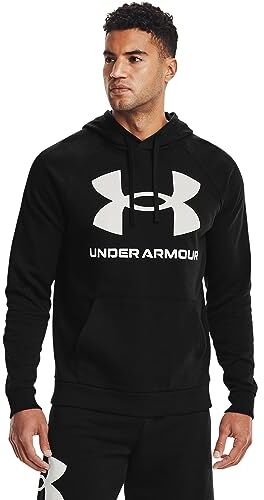 Under Armour Rival Fleece Big Logo HD Felpa con Cappuccio, Uomo