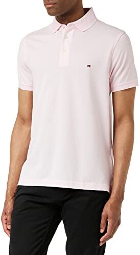 Tommy Hilfiger 1985 SLIM POLO, S/S Polos Uomo, Rosa (Light Pink), XL