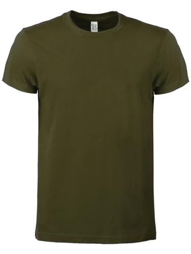 CHEMAGLIETTE! T Shirt Uomo Maglietta Manica Corta Cotone, Tshirt Maglia Maniche Corte da Lavoro, T-Shirt Tinta Unita Stampabili Girocollo, Maglia Basic