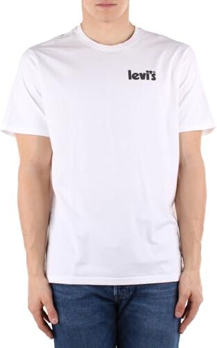 Levis Ss Relaxed Fit Tee, T-shirt Uomo, Poster White, XXL